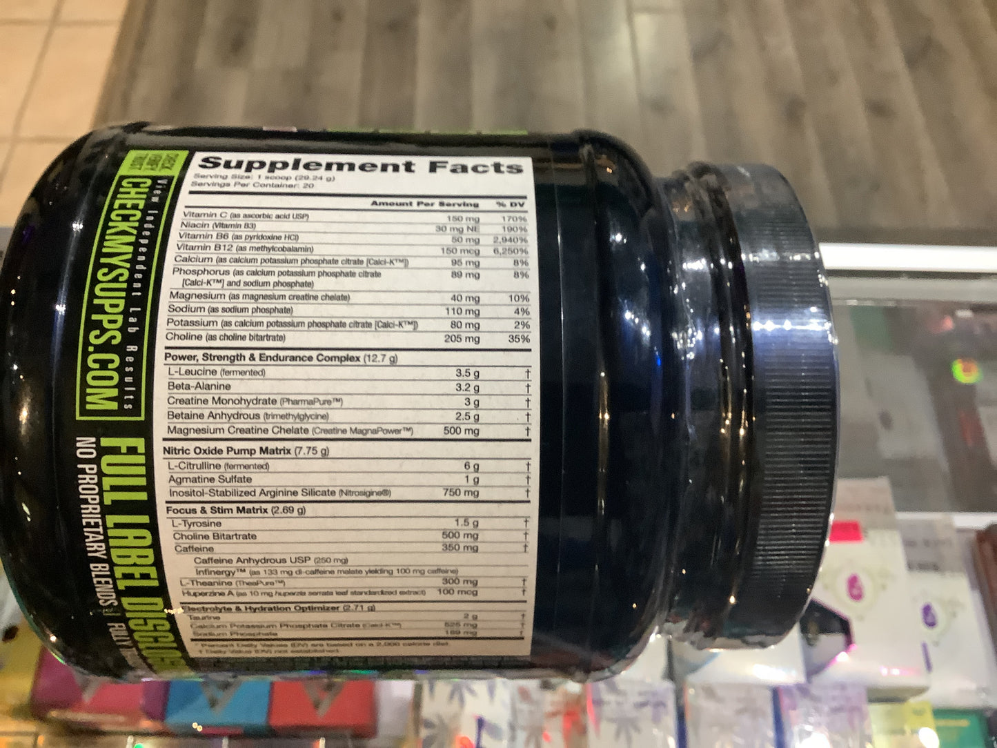 NUTRABIO pre-workout Grape Berry Crush