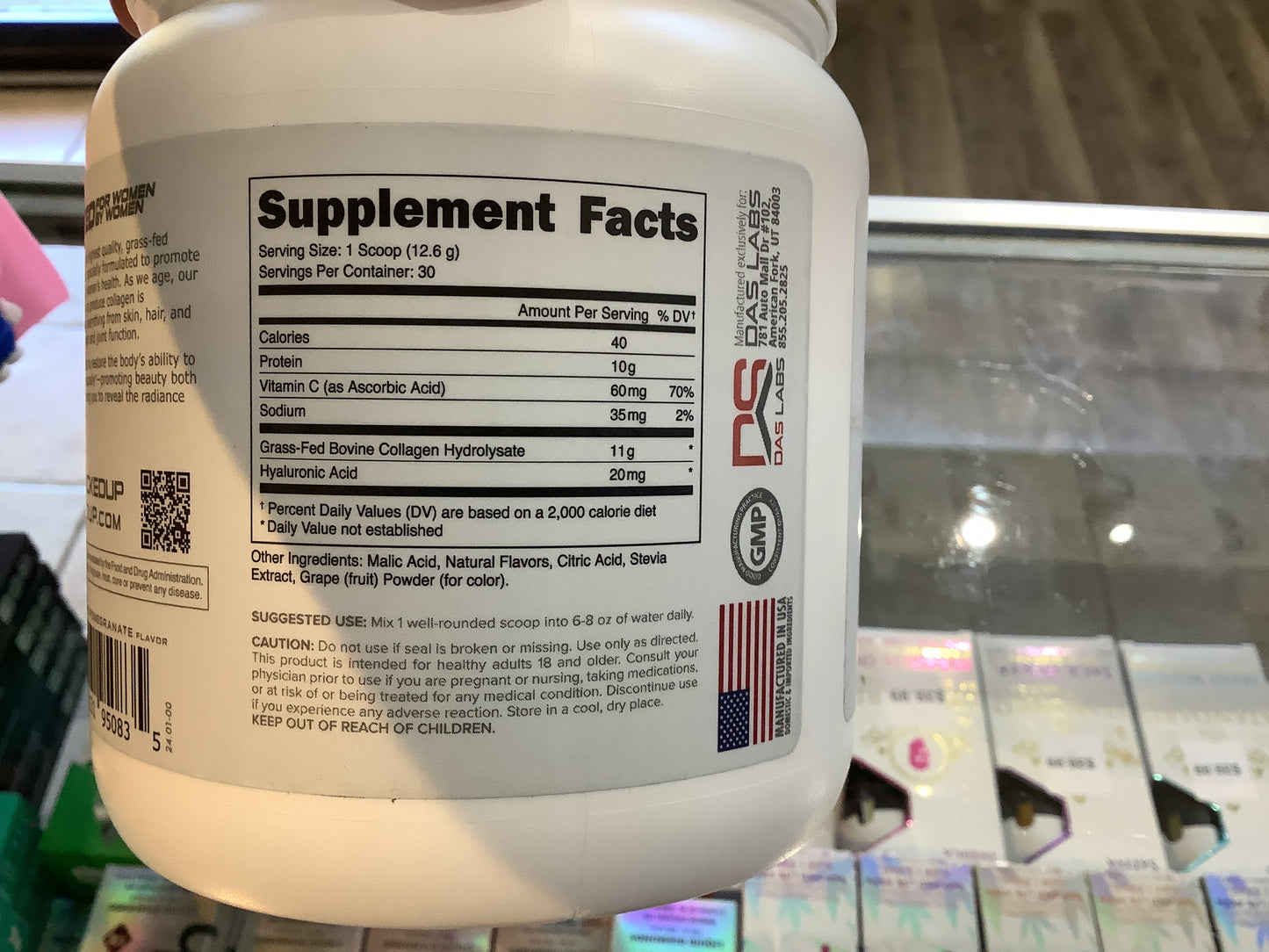 Babe Bucked up Collagen blueberry pomegranate