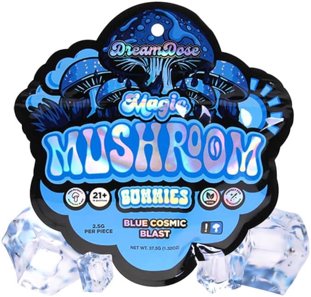 DreamDose Magic Mushroom Gummies Blue Cosmic Blast