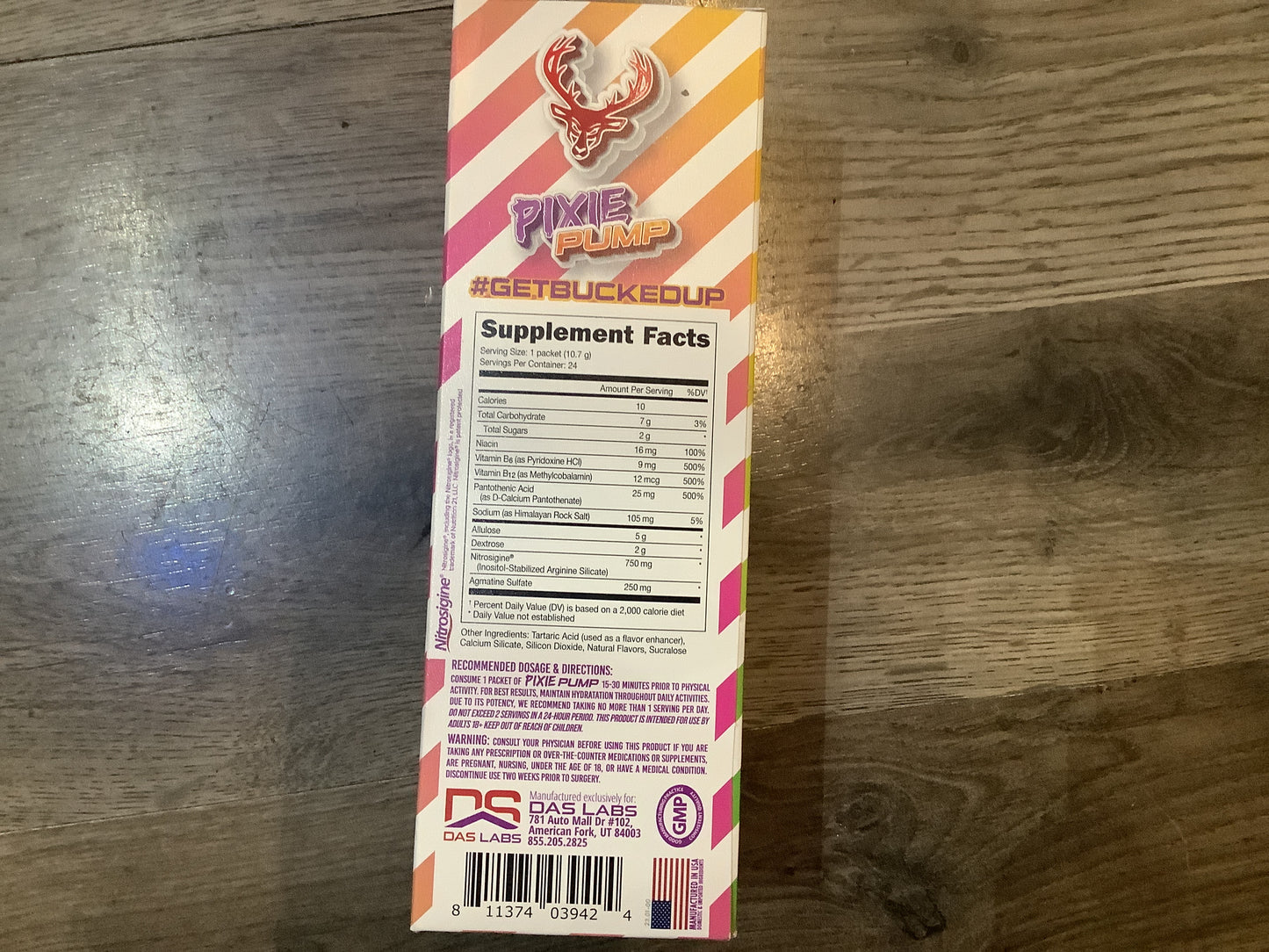 BUCKED UP pixie pump Sour Gummy