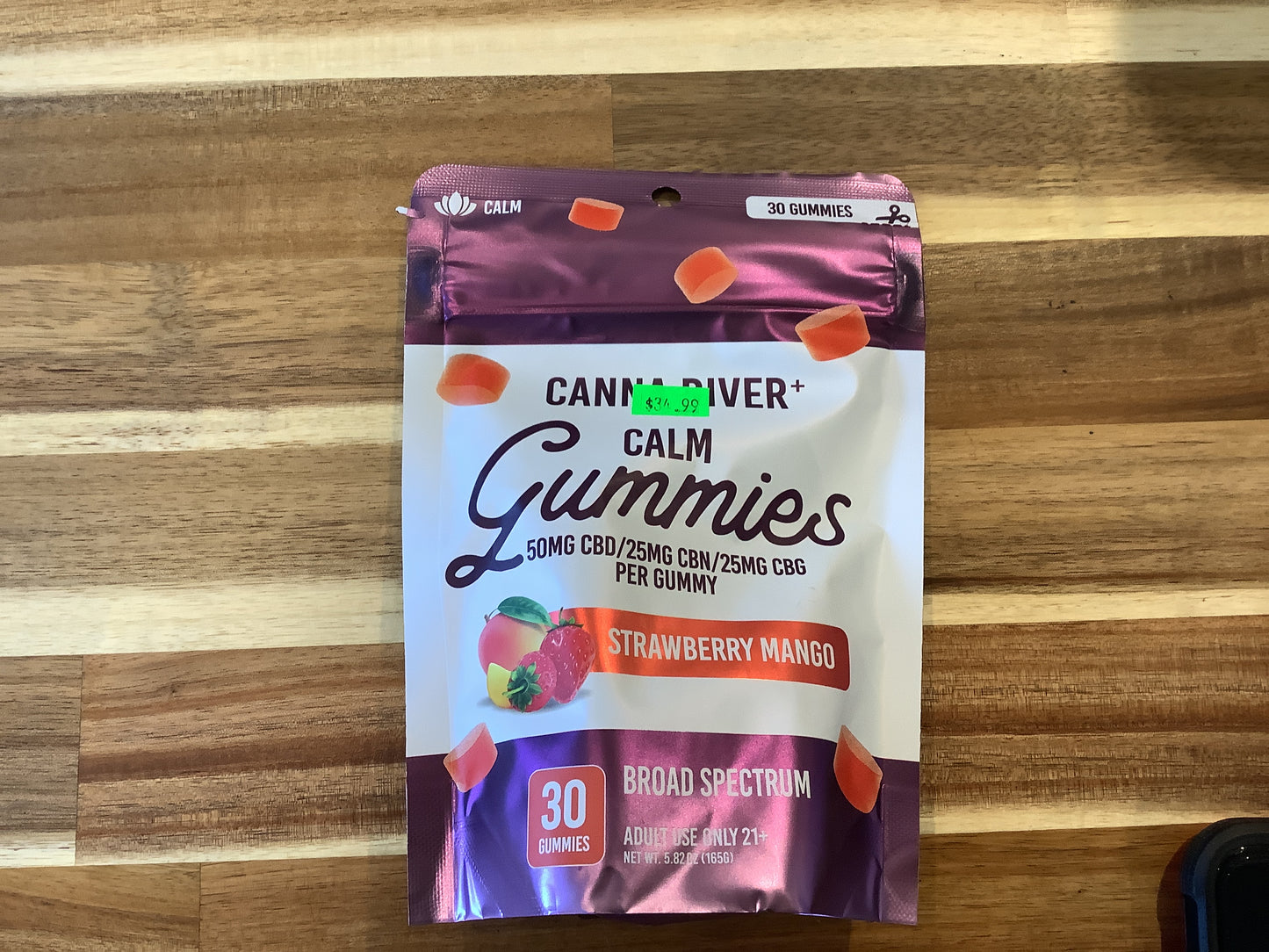 Canna River Strawberry Mango Calm Gummies