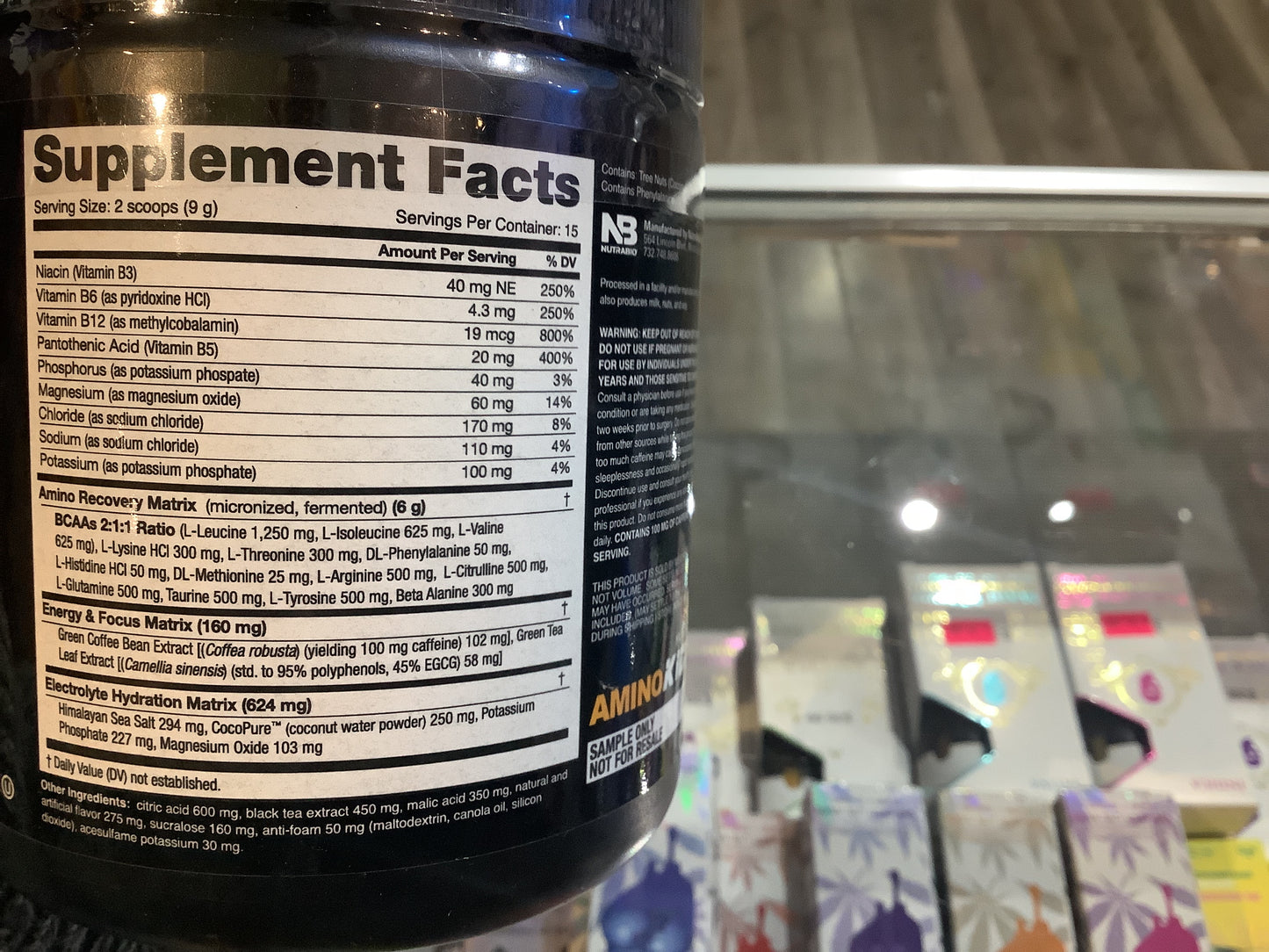 Amino kick Georgia Peach Tea 15 servings