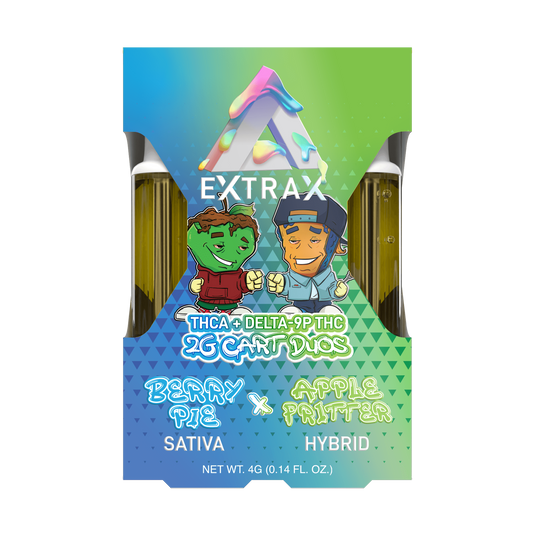 Extract 2g Cart Duos - Berry Pie & Apple Fritter