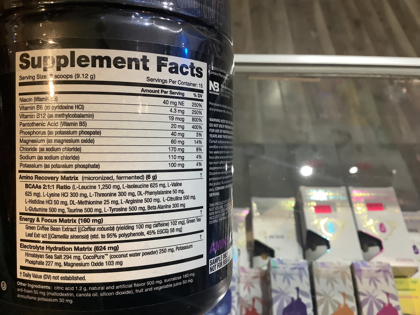 Amino kick Grape Berry Crush 15 servings