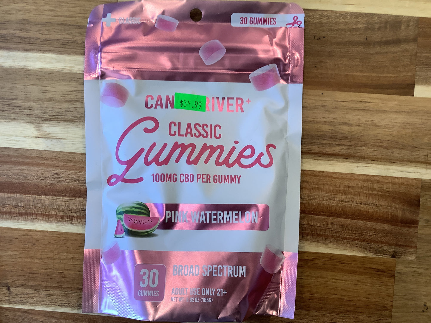 Canna River Pink Watermelon Classic Gummies