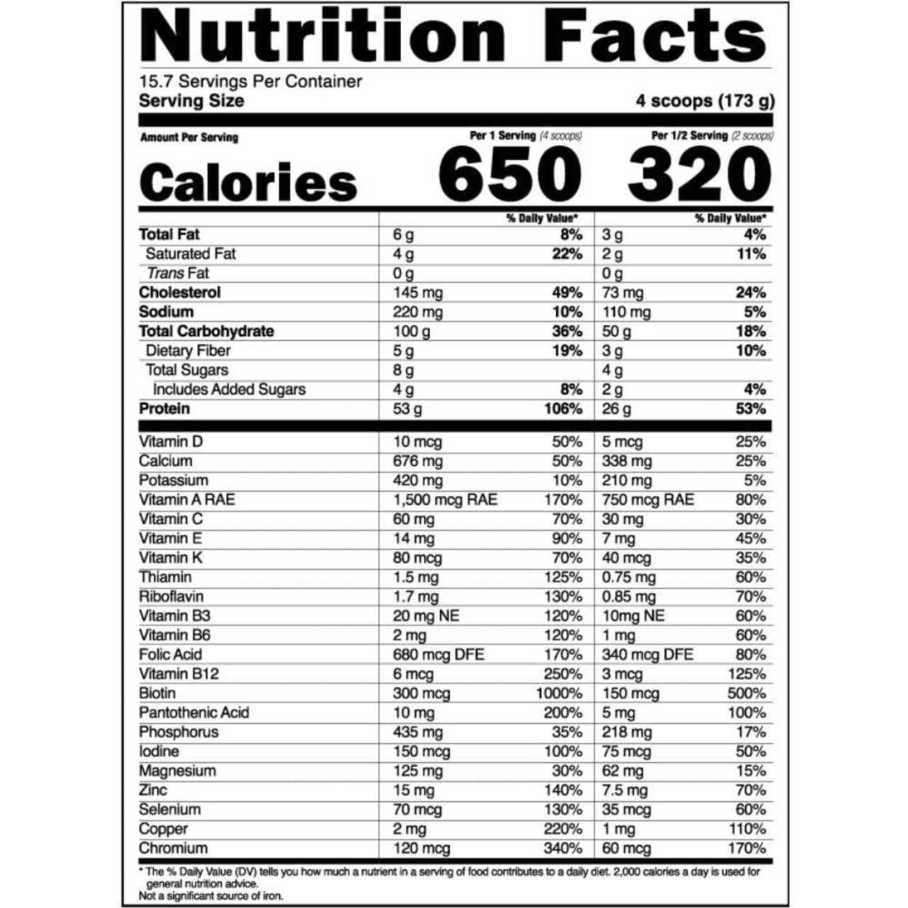 Nutrabio Extreme Mass Gainer 6 lb- Chocolate