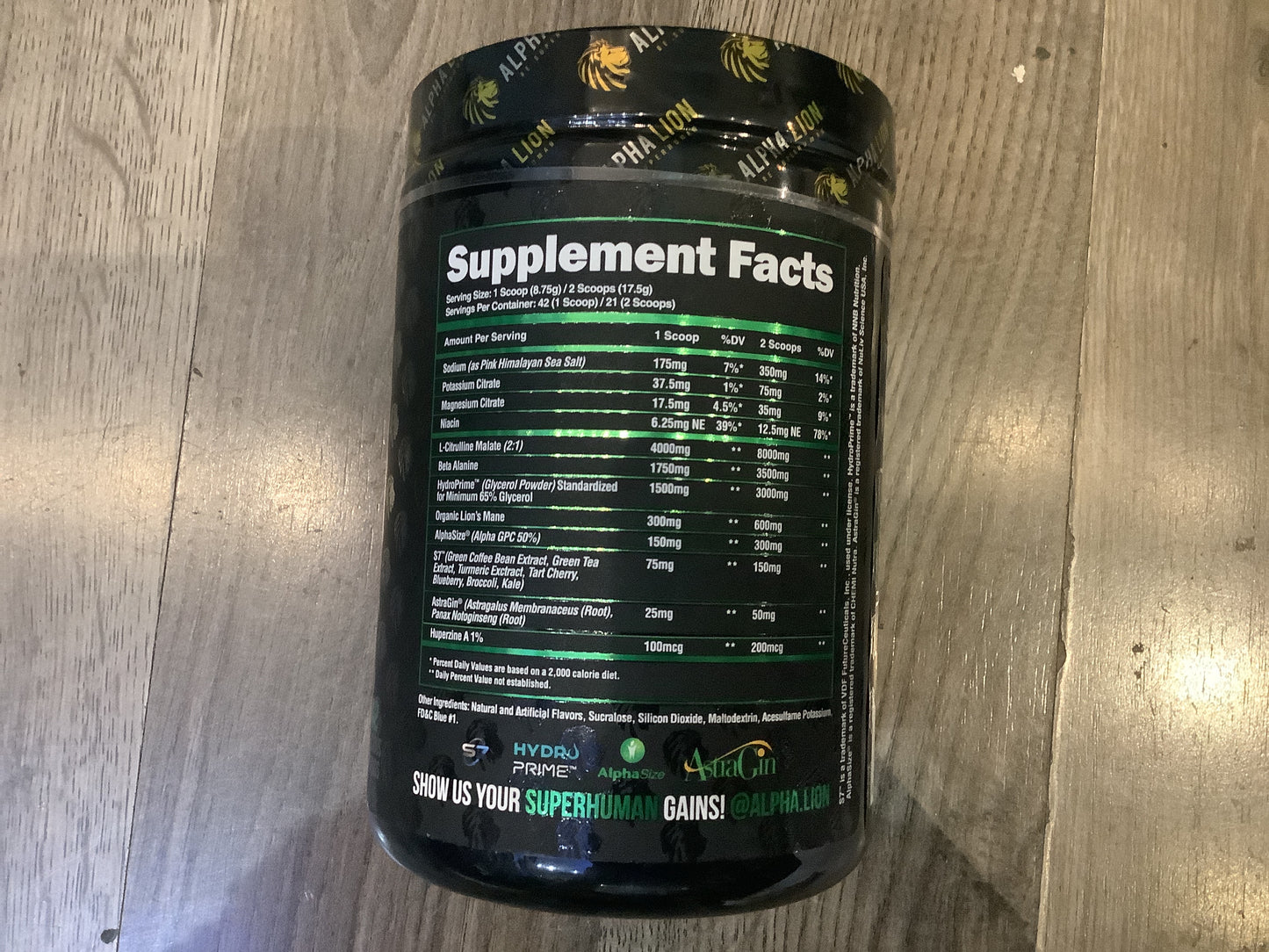 Alpha Lion Super PUMP Human Blue Steel