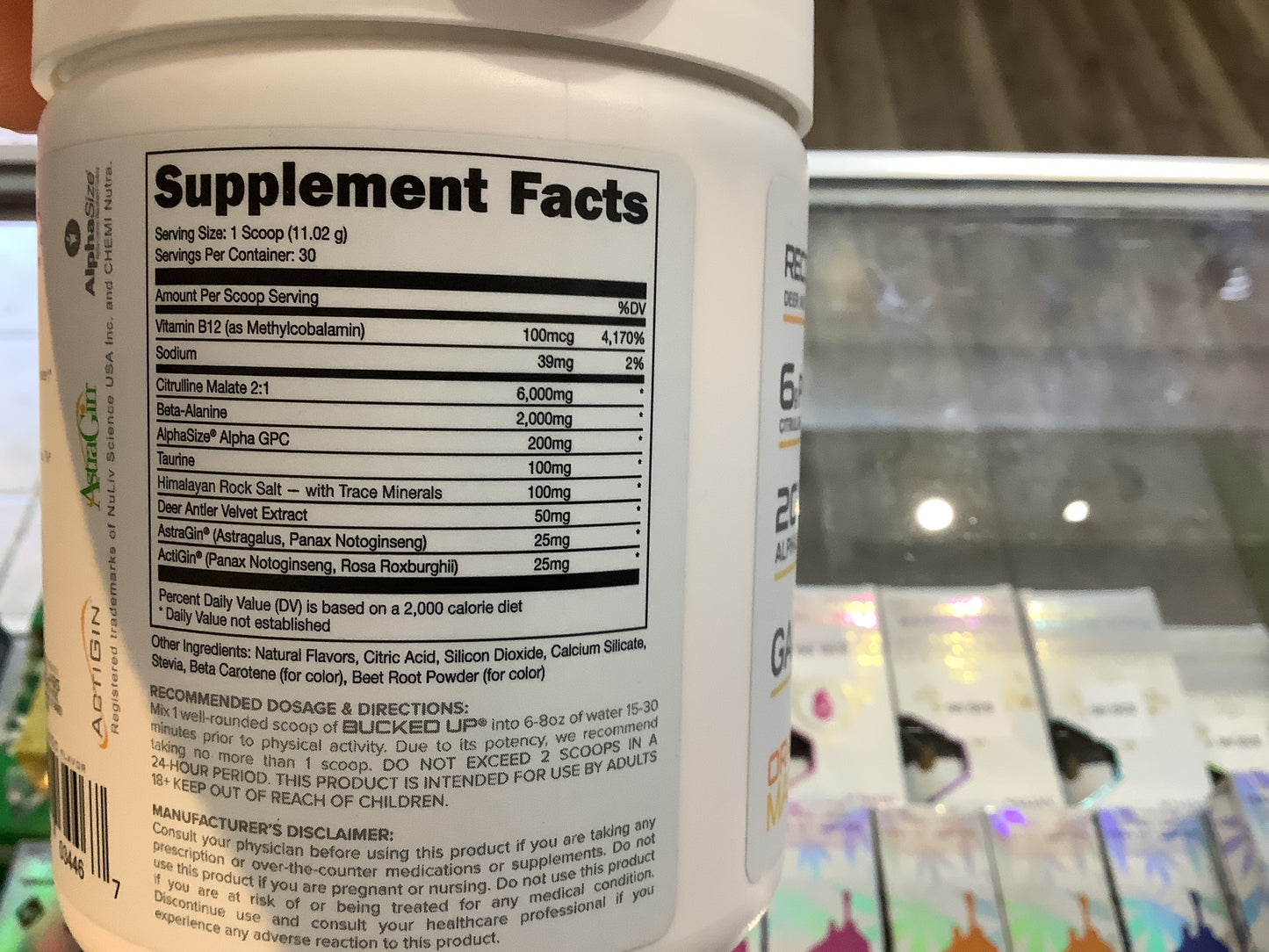 NON-Stimulant Bucked up Orange Mango