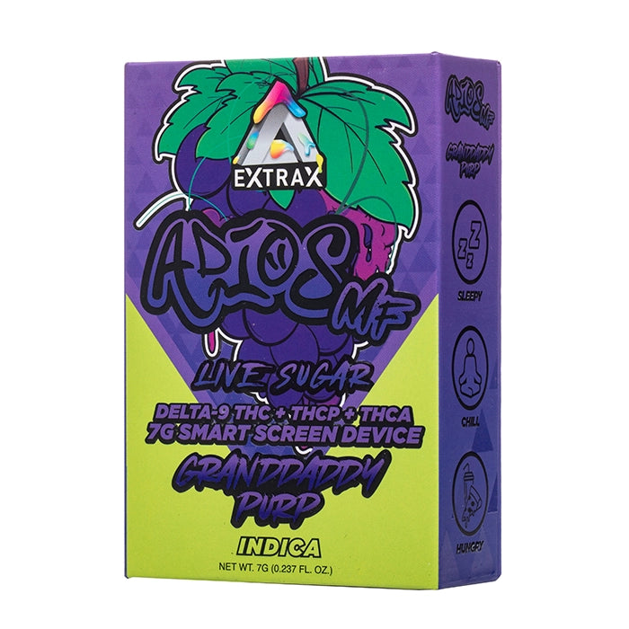 Delta Extrax Adios MF Live Sugar Granddaddy Purp 7g