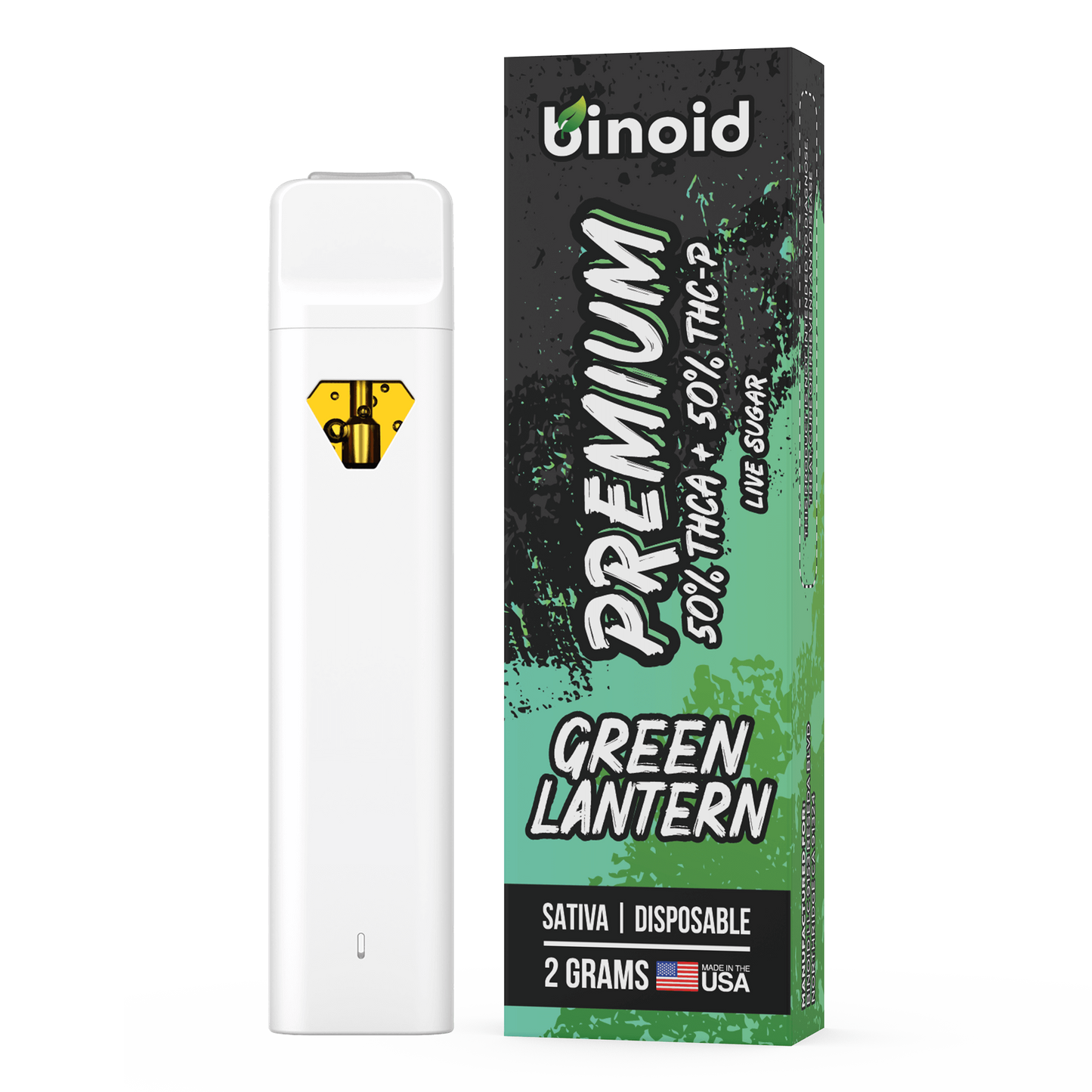 Binoid Live Rosin 2G Dispo Green Lantern