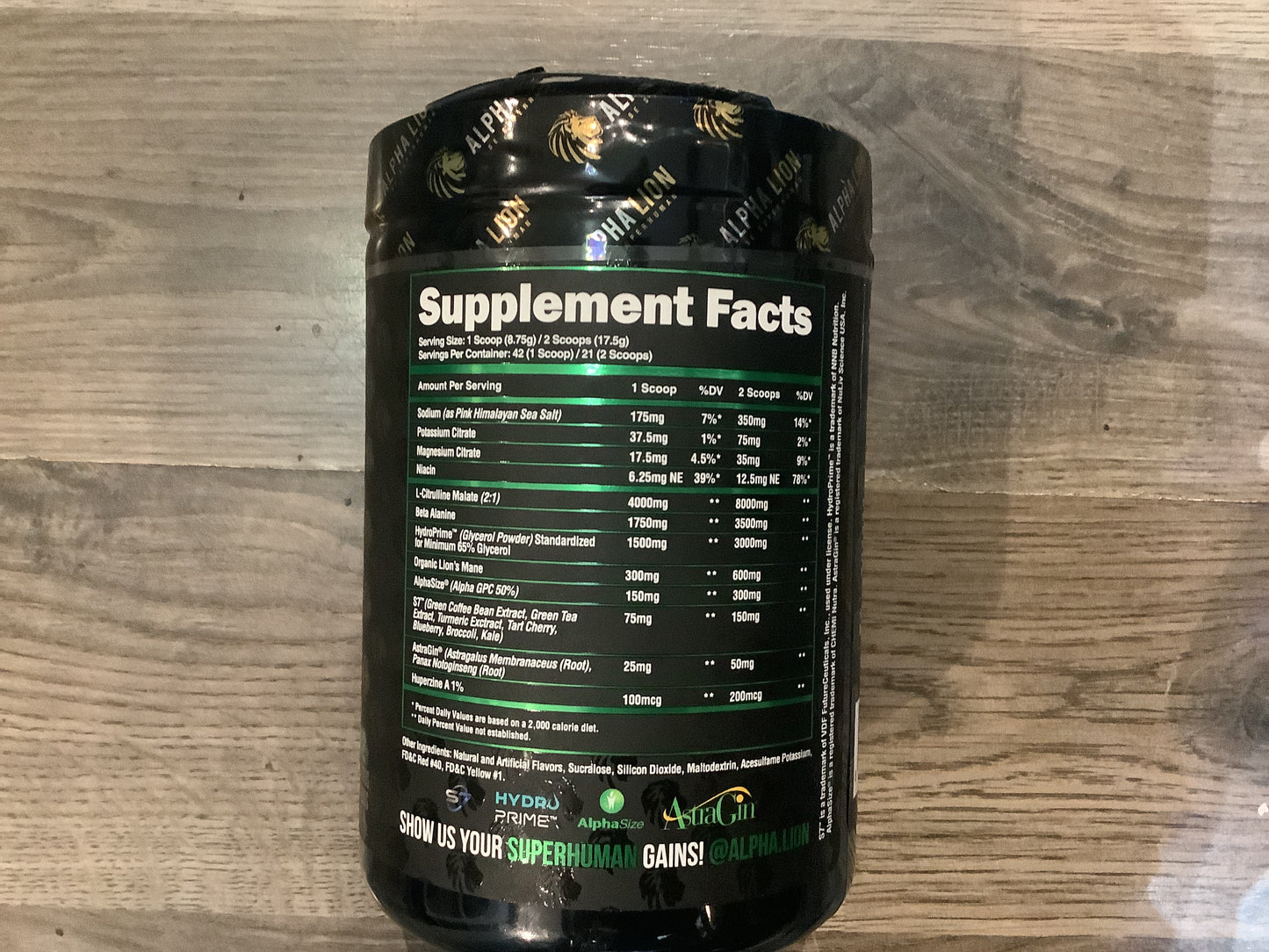 Alpha Lion super PUMP human Mango Veinac