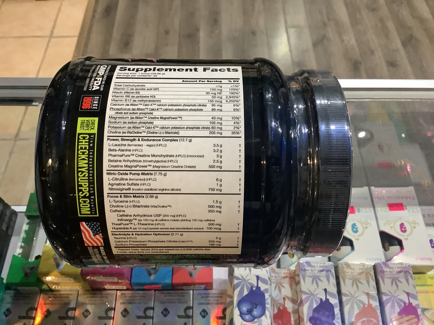 NUTRABIO pre-workout CHERRY LIMADE