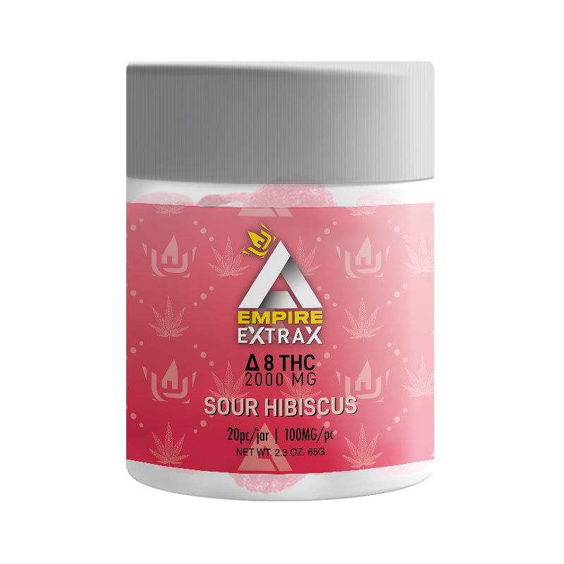 Empire Extrax D8 Sour Hibiscus 20pcs Gummies