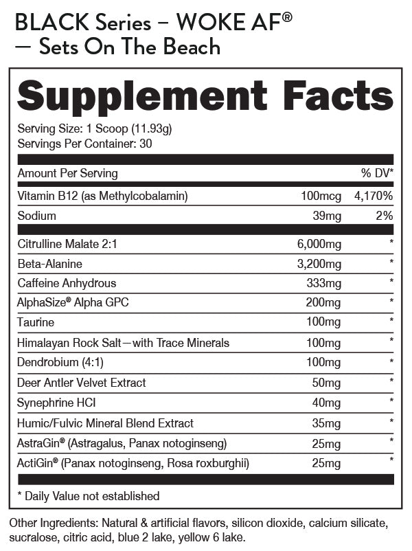 Black Woke AF - Sets On The Beach