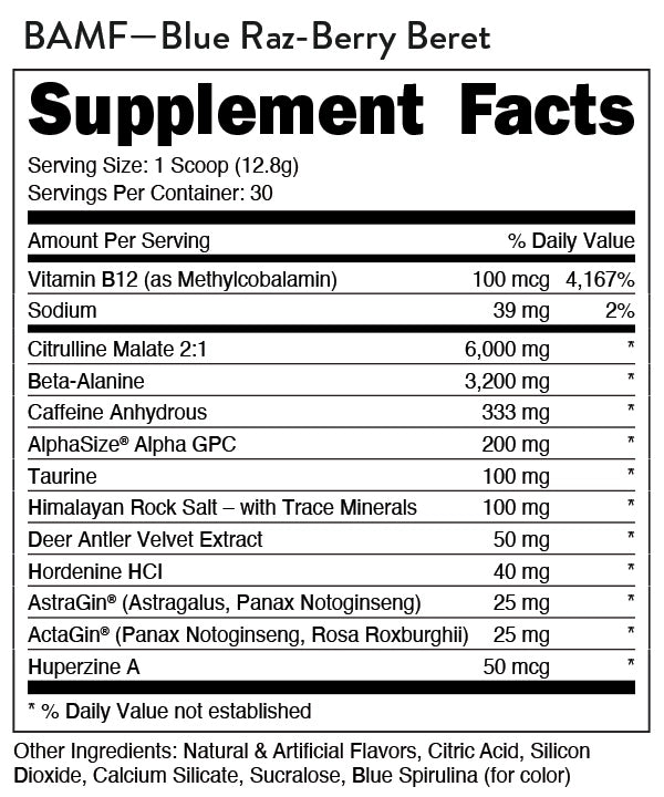 BAMF - Blue Raz-Berry Beret