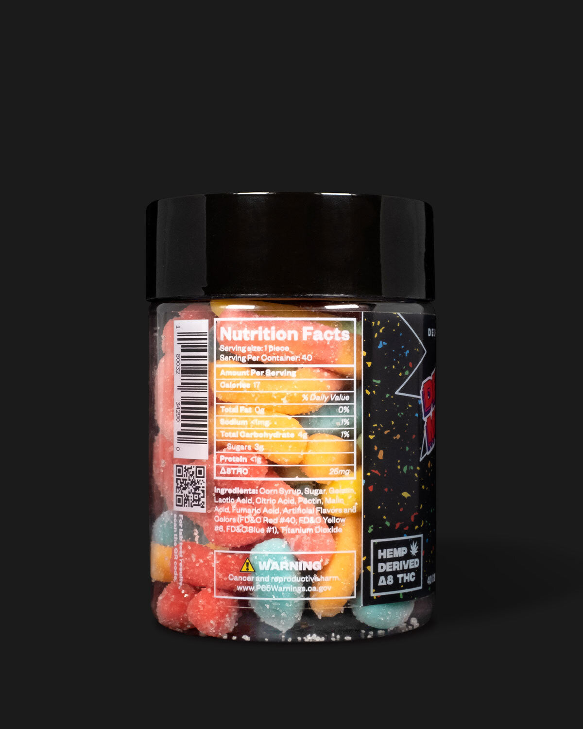 Delta munchies Delta 8 Gummies - Sour Worm 1000mg
