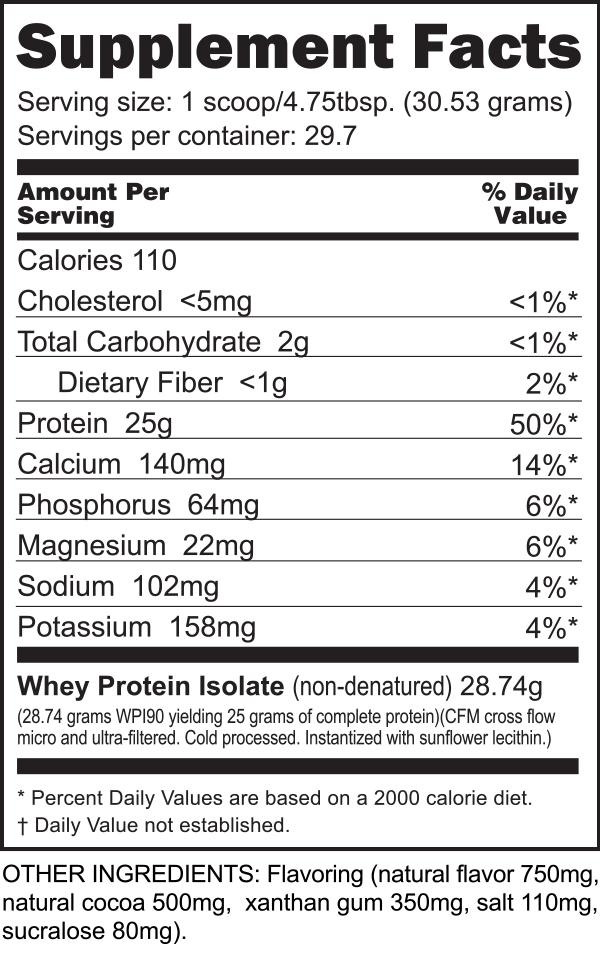 NutraBio Whey Protein Isolate 2 Pounds - Ice Cream Cookie Dream