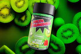 Delta Munchies D9 gummies Kiwi Burst