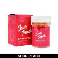 ExtraX Sour Peach Lights out Gummies