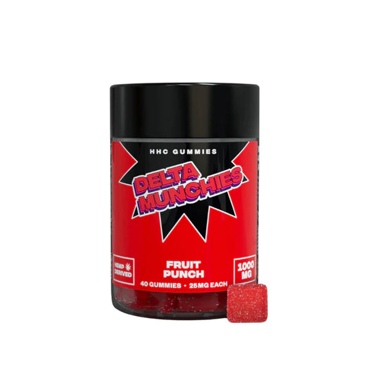Delta munchies fruit punch gummies HHC