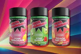 Delta Munchies D9 gummies pink lemonade