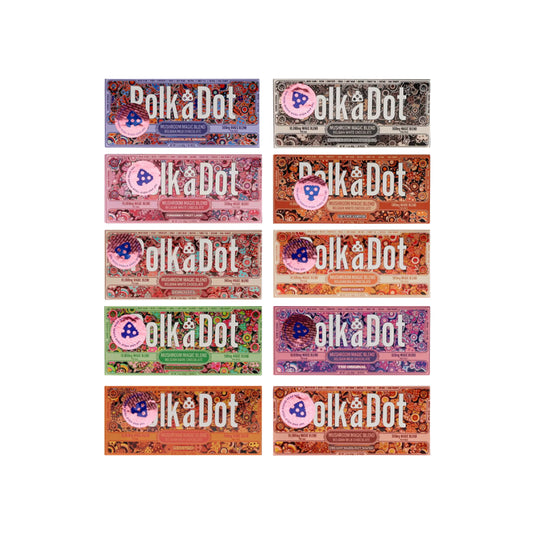 PolkaDot Mushroom Blend Chocolate Bar Intense Dark