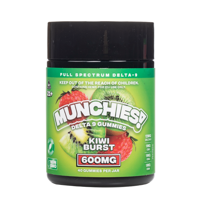 Munchies D9 600 mg Gummies Kiwi Burst