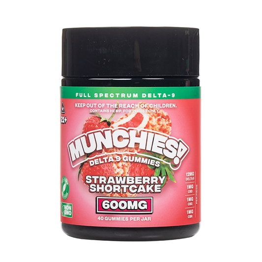 Munchies D9 600 mg Gummies Strawberry Shortcake