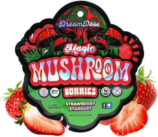 DreamDose Magic Mushroom Gummies Strawberry Stardust