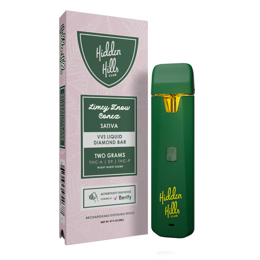 Hidden Hills Club 2G Bar Limey Snow Conez