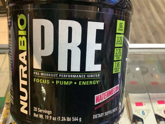 NUTRABIO pre-workout Watermelon