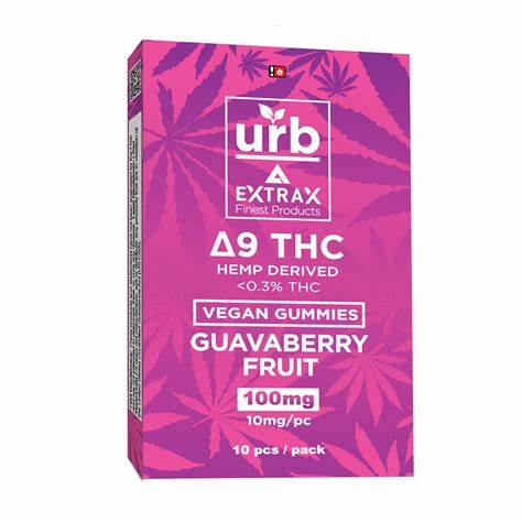 Extrax Vegan Gummies 100 MG GuavaBerry Fruit