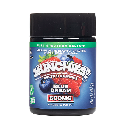 Munchies D9 600 mg Gummies Blue Dream