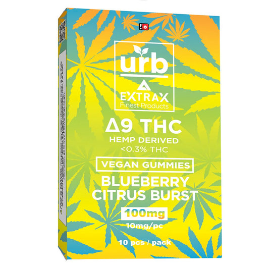 Extrax Vegan Gummies 100 MG BlueBerry Citrus Burst