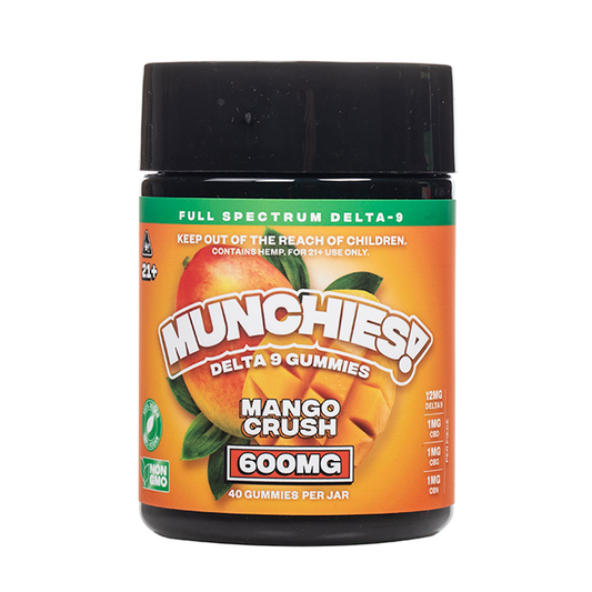 Munchies D9 600 mg Gummies Mango Crush