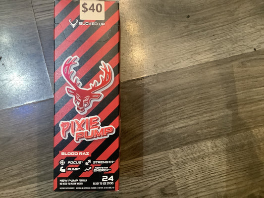 BUCKED UP pixie pump Blood Raz