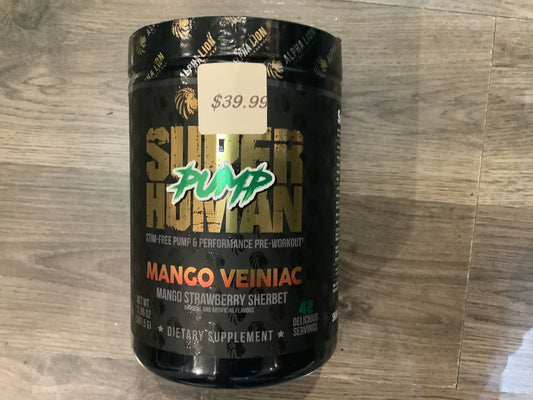 Alpha Lion super PUMP human Mango Veinac