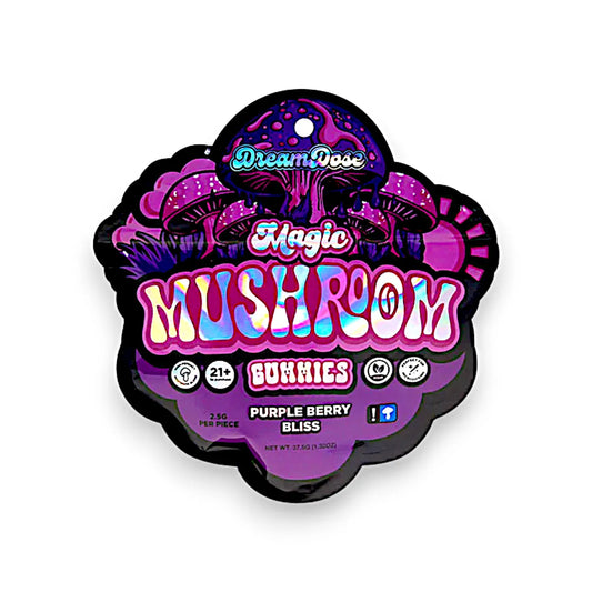 DreamDose Magic Mushroom Gummies Purple Berry Bliss