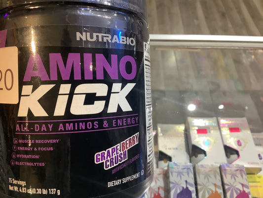 Amino kick Grape Berry Crush 15 servings