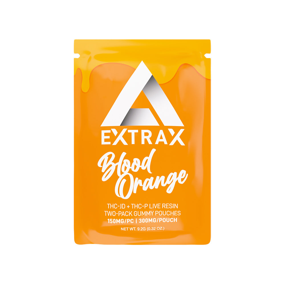 Delta Extrax THC-JD THC-P Blood Orange Gummies 2pcs