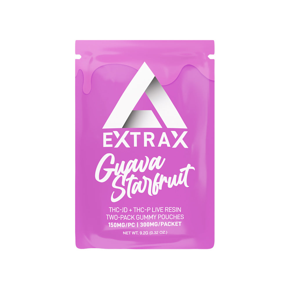 Delta Extrax THC-JD THC-P Guava Starfruit Gummies 2pcs