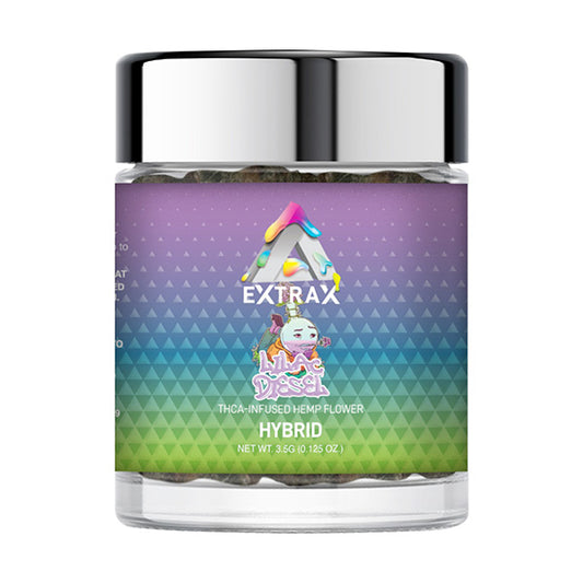 Delta Extrax Adios Blend Lilac Diesel Flower 3.5G