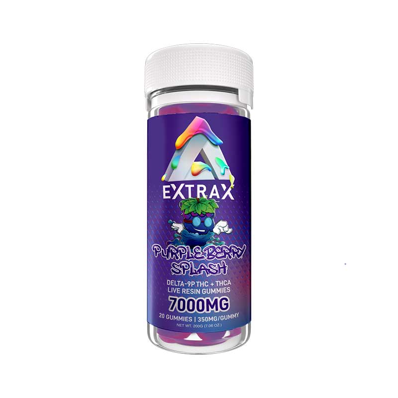 Delta Extrax Adios Blend Purple Berry Splash 350MG 20pcs