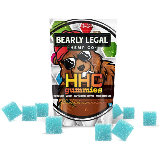 Bearly Legal Hemp HHC Gummies - Cotton Candy