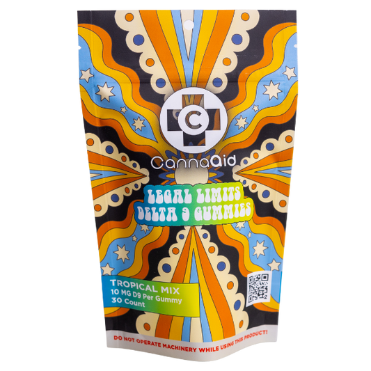 CannaAid Delta 9 THC Gummies - Tropical Mix