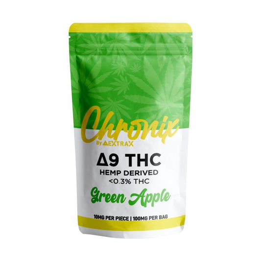Delta Extrax Chronix Gummies - Green Apple 100mg