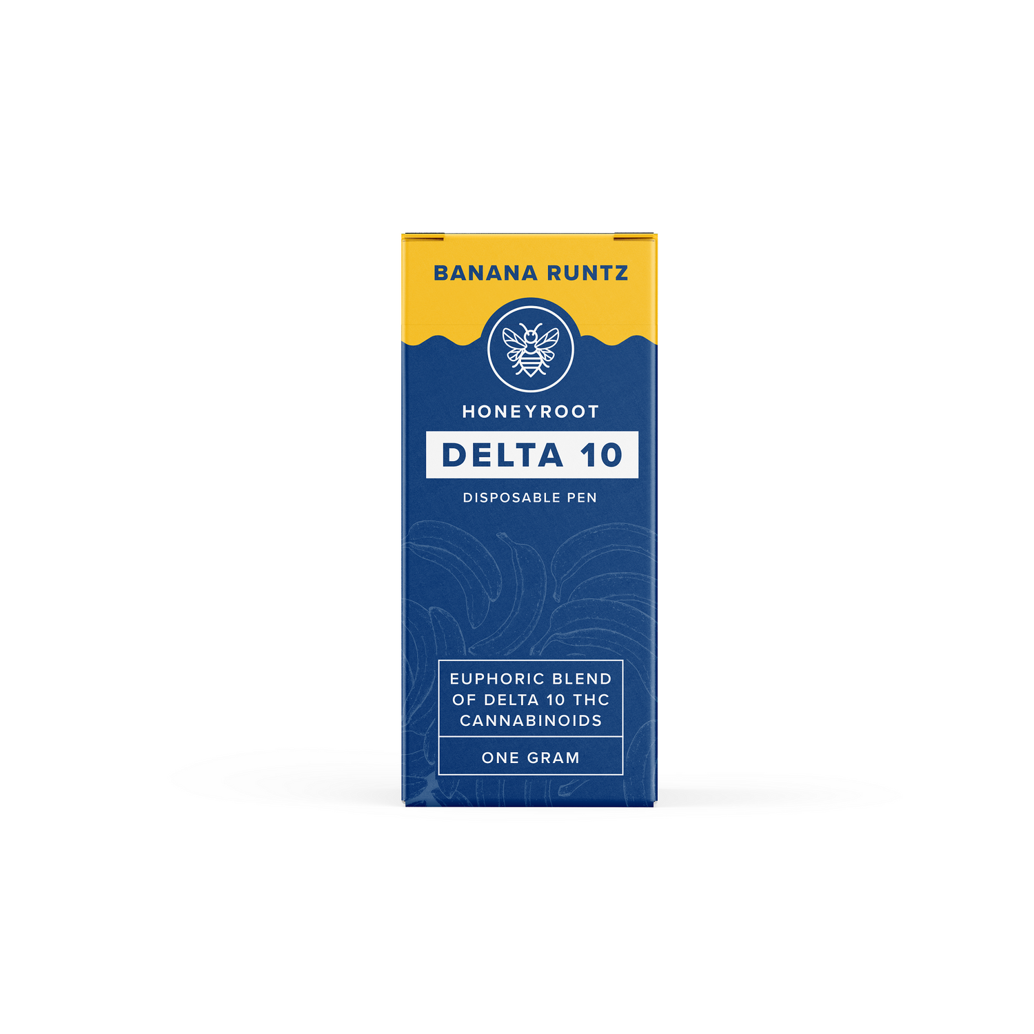 HoneyRoot Wellness Delta 10 Disposable Vape - Banana Runtz