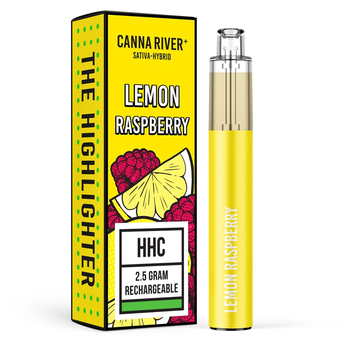 Canna River HHC Highlighter - Lemon Raspberry 2.5 Gram