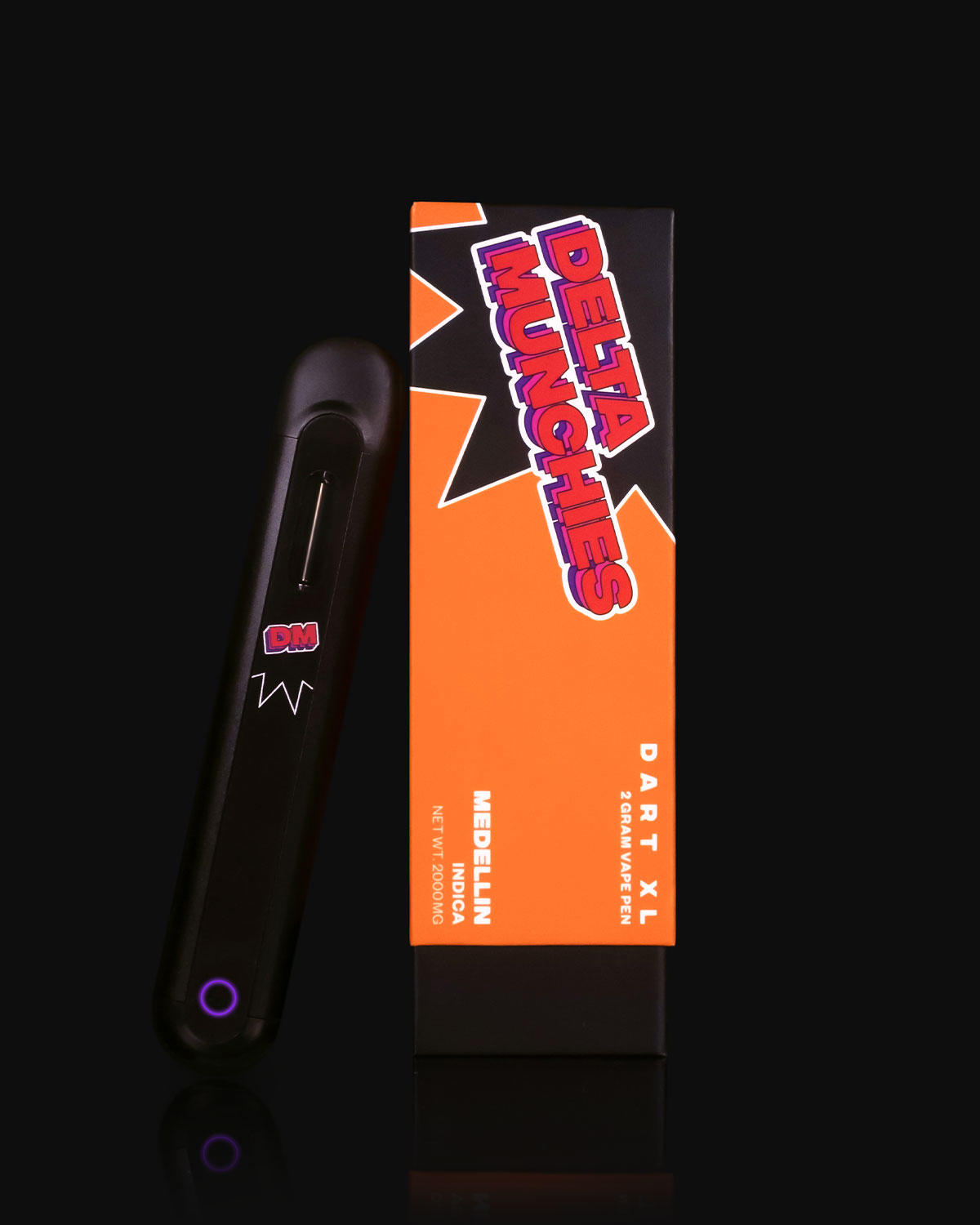 D8 Delta munchies Disposable Vape - Medellin 2g Dart XL