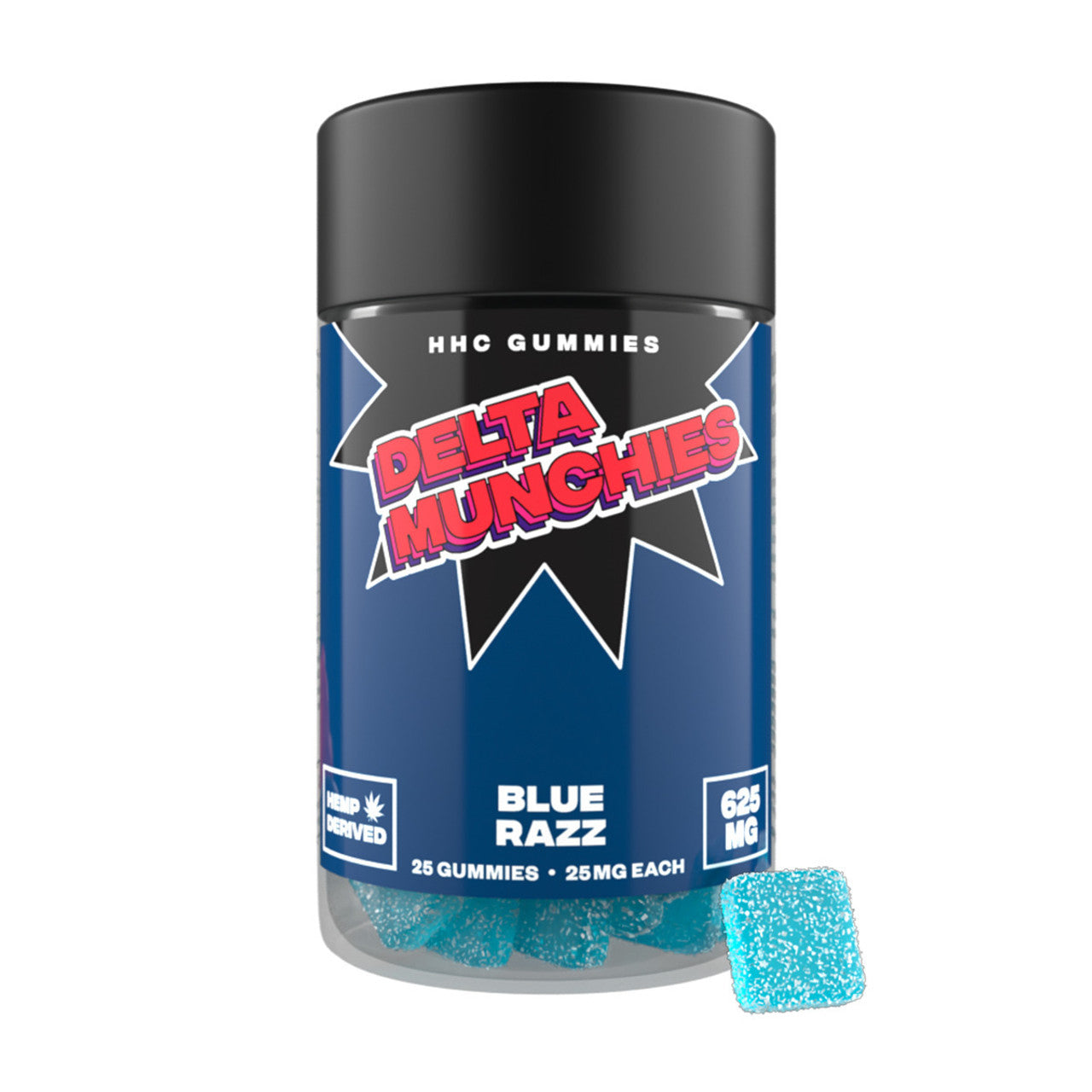 HHC Delta Munchies Gummies - Blue razz